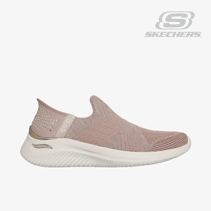 ・SKECHERS|W Slip-Ins Arch Fit Ultra Flex 3.0 Brilliant Diamond/ スケッチャーズ/スリップインズ アーチ フィット ウルトラ フレックス ブリリアント ダイアモンド/トープ #|GO ON