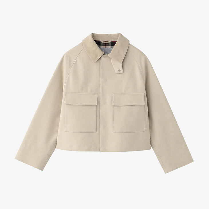 ：MACKINTOSH PHILOSOPHY｜W Grey Label Somerford Short Coat/ マッキントッシュ フィロソフィー/グレー レーベル サマーフォード ショート コート/アイボリー #