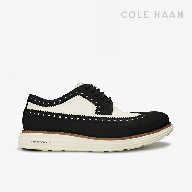 ▲ ｽｰﾊﾟｰSALE 二分の一以下］COLE HAAN｜OriginalGrand Remastered Longwing Oxford/ 電話を掛ける ハーン/一風変わった地びた リマスターテッドロングウィングオックスフォード/黒いことｘ目玉 #