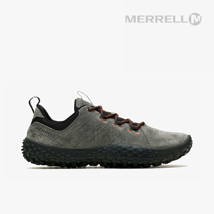 ・MERRELL|Wrapt Barefoot Suede Quantum Grip/ メレル/ラプト ベアフット スエード クァンタム グリップ/グラナイト #|GO ON