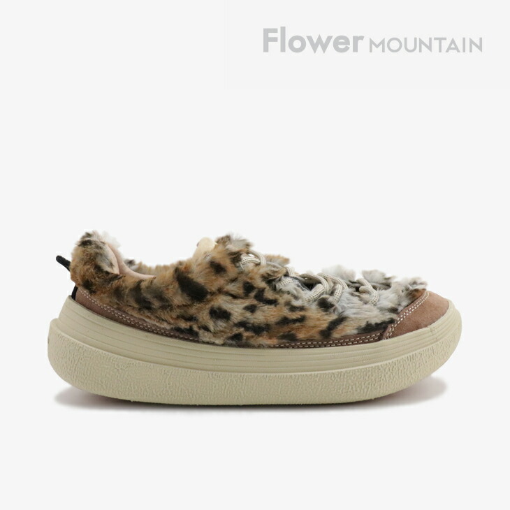 ：FLOWER MOUNTAIN｜Fami Leopard Eco Fur/ 御花 山岳/ファミ レオパード エコ 毛革/赤銅色 #