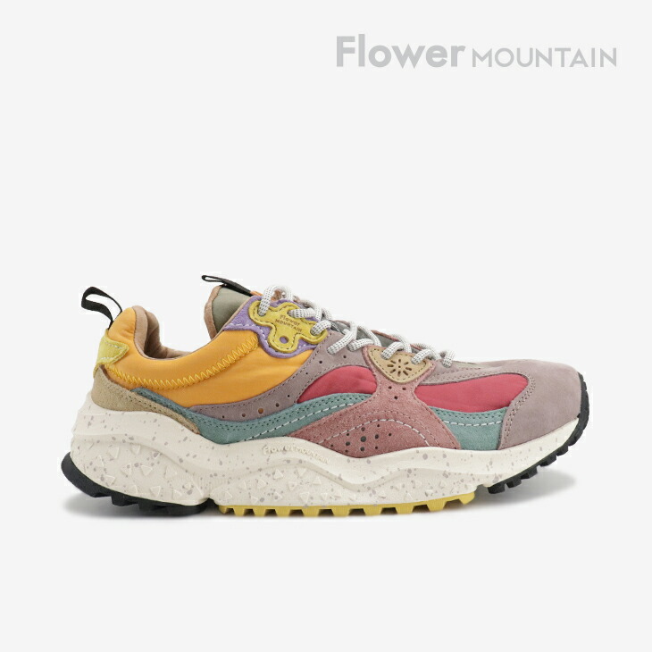 ・FLOWER MOUNTAIN|Waves Leather Layers/ フラワー マウンテン/ウェーブス レザー レイヤー/オレンジフクシア #|GO ON