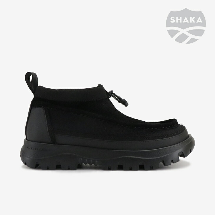 ：SHAKA｜Zip Moccasin Bootie EX Extralight/ シャカ/ジップ モカシン ブーティ エクストラライト/黒いこと #
