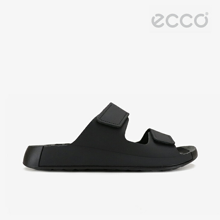 ・ECCO｜2nd Cozmo Slide Sandal Leather/ エコー/セカンド コズモ スライド サンダル レザー/ブラック #画像