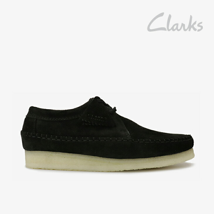▲ ｽｰﾊﾟｰSALE 二分の一以下］CLARKS｜Weaver Suede/ クラークス/ウィーバー スエードクロス/黒いこと #
