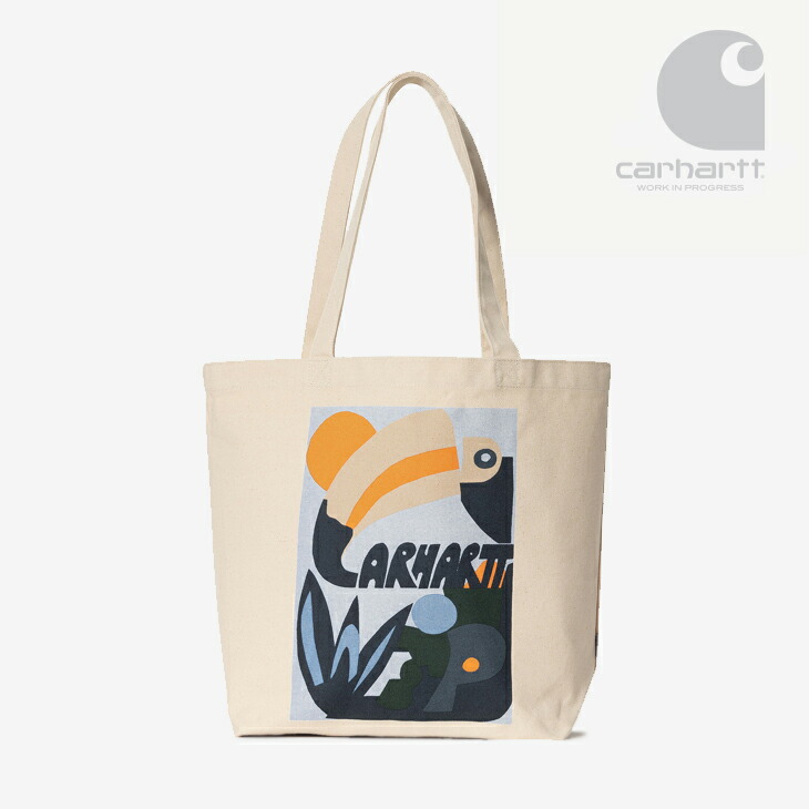＊CARHARTT WIP｜Canvas Graphic Tote/ カーハート/キャンバス グラフィック トート/ナチュラル #