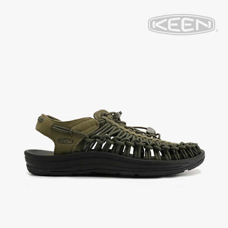 ・{特典付} KEEN｜Uneek/ キーン/ユニーク/ダークオリーブｘブラック #