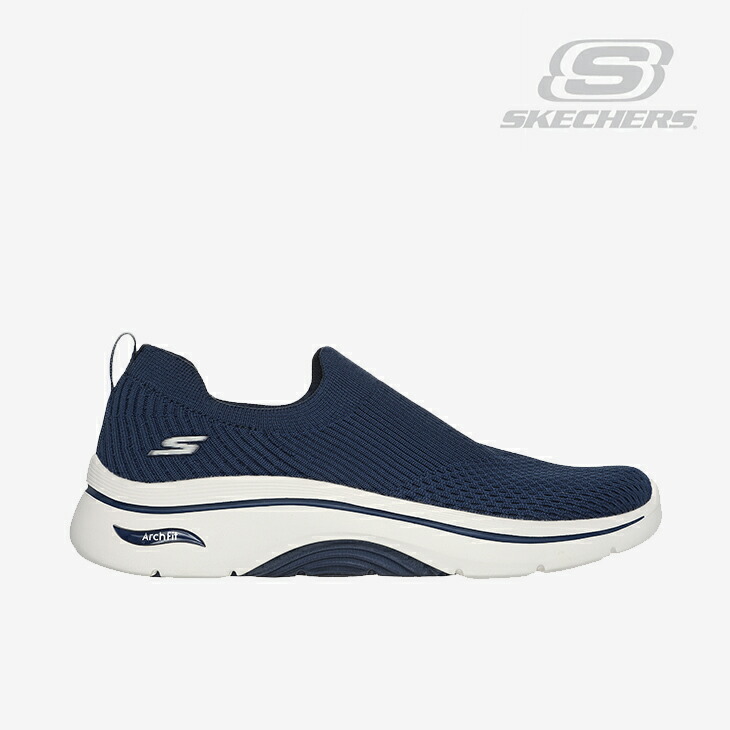 ：SKECHERS｜W Go Walk Arch Fit 2.0 Peitin/ スケッチャーズ/ゴーウォーク アーチ形 填まる ペイティン/米国海軍ｘ白いこと #