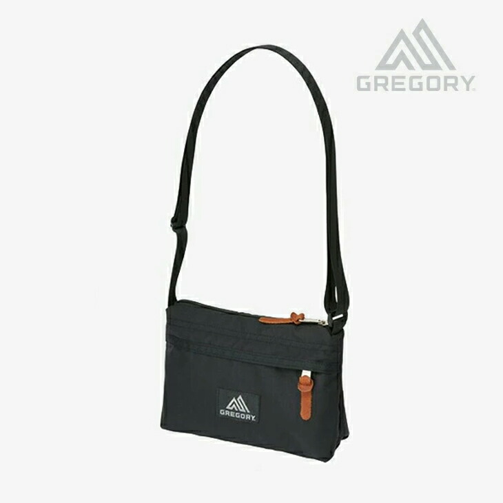 ・GREGORY｜Envelope Shoulder Bold 4 Removable Logo/ グレゴリー/エンベロップ ショルダー ボールド リムーバブル ロゴ/ブラック #