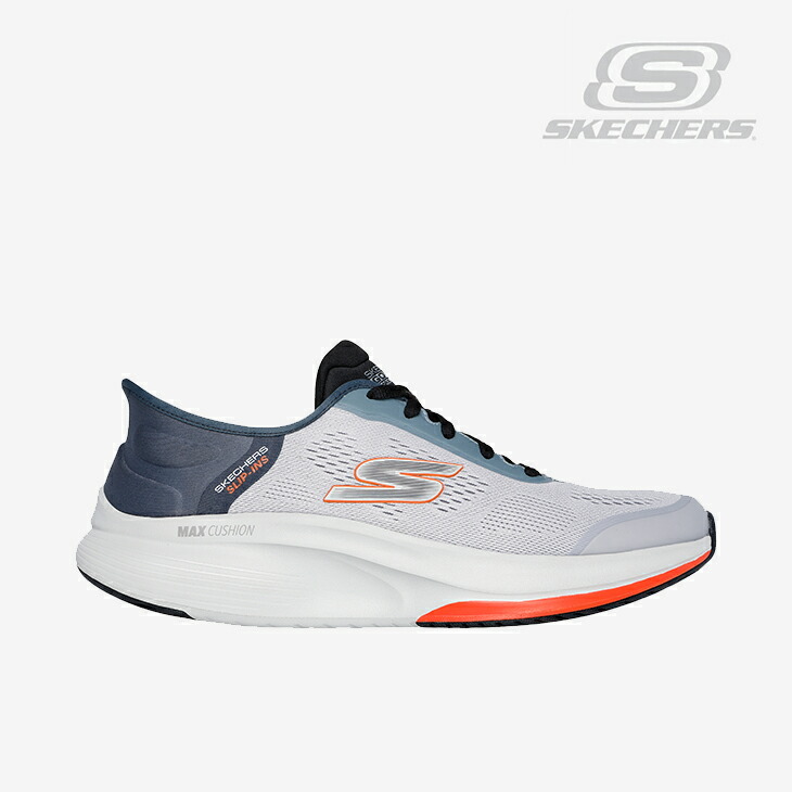 ：SKECHERS｜Slip-Ins Go Walk Max Walker Next Generation/ スケッチャーズ/スリップインズ ゴー ウォーク マックス ウォーカー ネクスト ジェネレーション/グレーｘブルー #