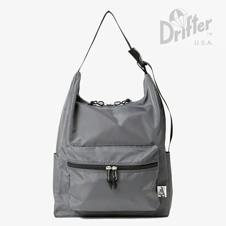 ・DRIFTER USA|Cincinnati Shoulder Nylon/ ドリフター/シンシナティ ショルダー ナイロン/グレーx #