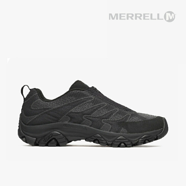 ・MERRELL|Moab 3 Trek Zip Vibram/ メレル/モアブ 3 トレック ジップ ビブラム/ブラック #|GO ON