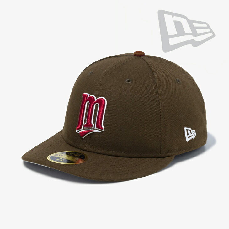 ：NEW ERA｜Low Profile 59Fifty Gray Undervisor Minnesota Twins/ ニュー エラ/ロー プロファイル フィフティナインフィフティ グレー アンダーバイザー ツインズ /ウォルナット #