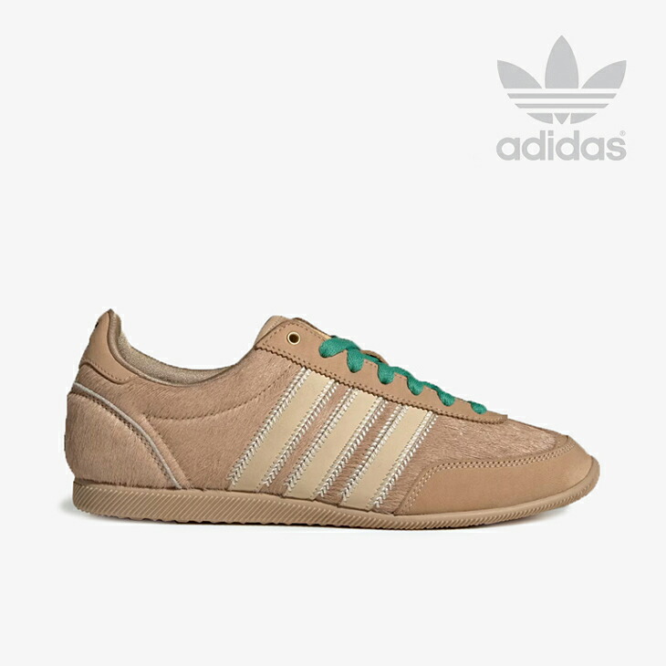 ：ADIDAS Originals｜W Japan Pony Hair/ アディダス/ジャパン 子馬 髪の毛 ハラコ/ワームサンドストーンｘ結晶砂子 #