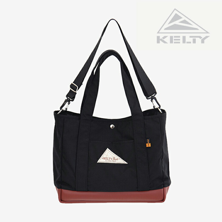 ：KELTY｜Classic Tote Small Cordura/ ケルティー/クラシック トート スモール コーデュラ/ブラックｘブラウン #