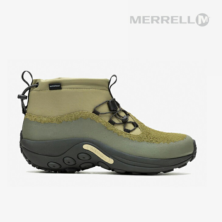 ＊MERRELL｜Jungle Moc Evo Winter Mid Waterproof Suede/ メレル/ジャングル モック エボ 冬季 ミッド お水校正刷り スエードクロス/オリーブ #