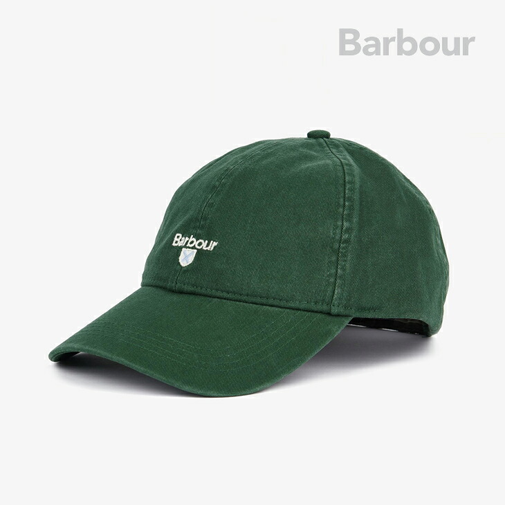 ・BARBOUR｜Cascade Sports Cotton 6 Panel Cap/ バブアー/カジュアル スポーツ コットン 6 パネル キャップ/レーシンググリーン #