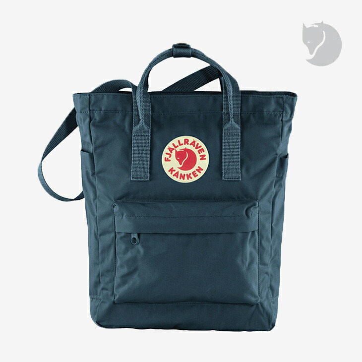 ・FJALLRAVEN｜Kanken Totepack - Bag/ フェールラーベン/カンケン トートパック/Navy #背嚢 デイパック うしろ側風呂敷き包み 肩口 御徒面子 心地よい 通学 通い アウトドア 紺 ネイビー