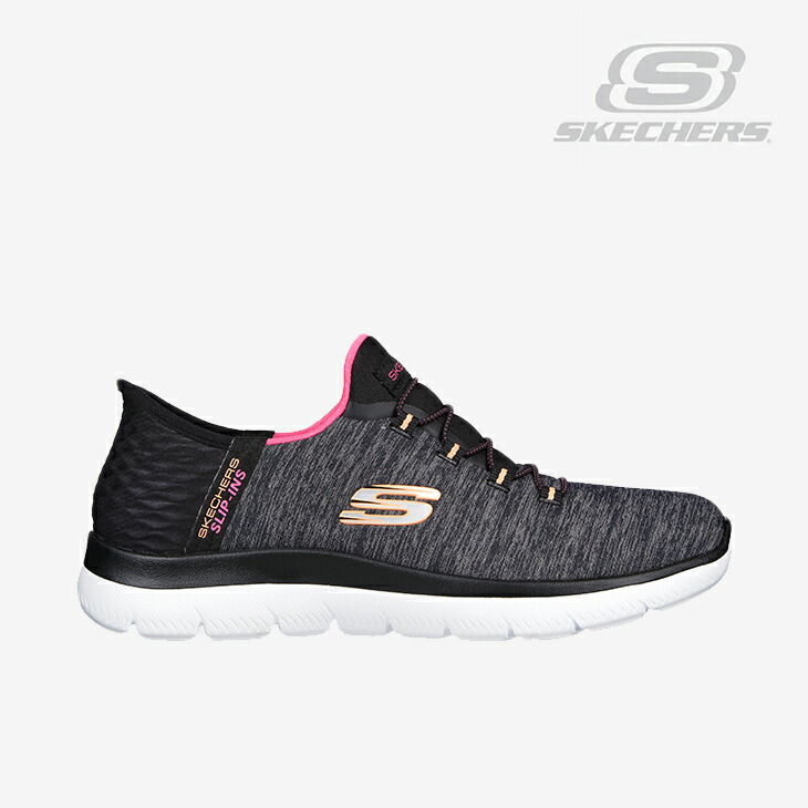 ・SKECHERS｜W Slip-Ins Summits Dazzling Haze Wide Fit/ スケッチャーズ/スリップインズ サミッツ ダズリング ヘイズ 広広とした 相応う/黒いことｘマルチ #