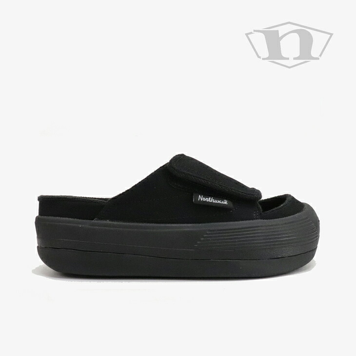 ・NORTH WAVE｜Espresso Slippers Canvas/ ノース ウェーブ/エスプレッソ スリッパ キャンバス/ブラック #