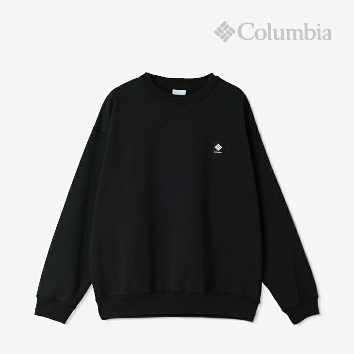 ：COLUMBIA｜Alexander Isle Sweat Crew/ コロンビア/アレキサンダーアイル スウェット クルー/ブラック #