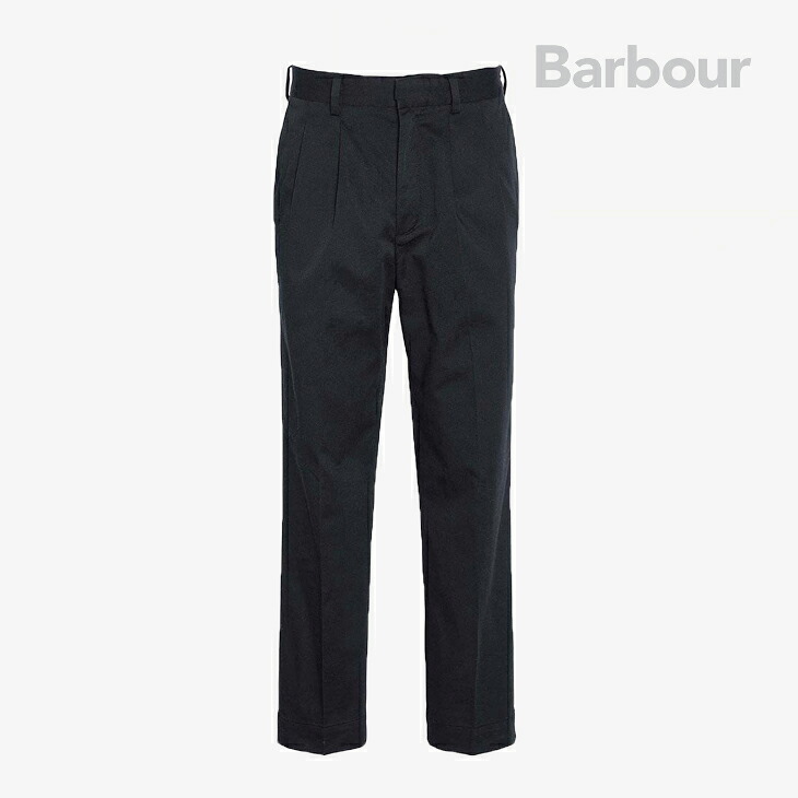 ：BARBOUR｜Ted Relaxed Chino/ バブアー/テッド リラックスド チノ/ブラック #