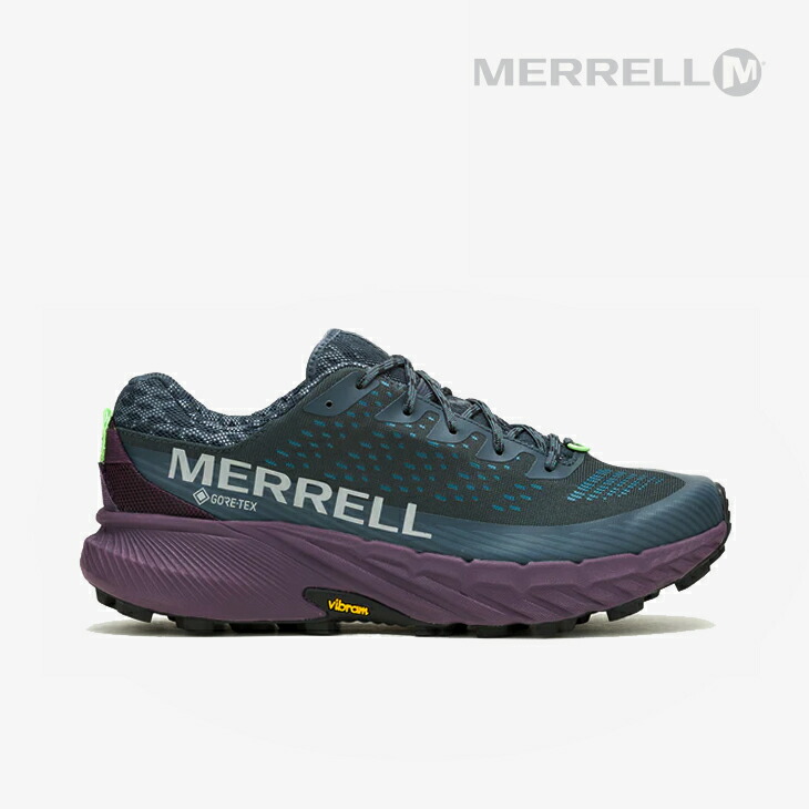 ：MERRELL｜Agility Peak 5 Trail Running Gore-Tex Vibram/ メレル/アジリティー ピーク 5 トレイル ランニング ゴアテックス ビブラム/スレート #