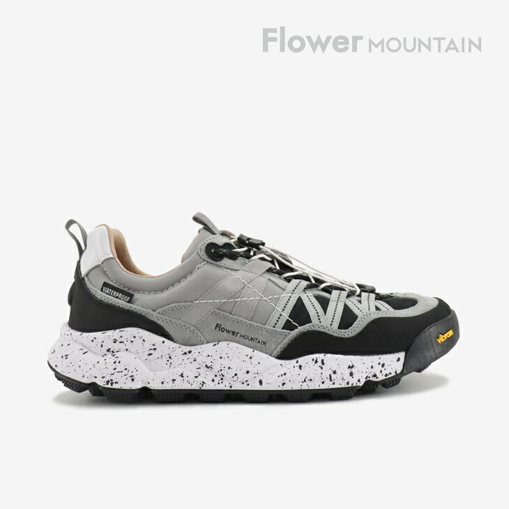 ・FLOWER MOUNTAIN｜Iwano 2 Waterproof Hydro Guard Vibram/ 御花 山岳/イワノ 2 お水校正刷り ハイドロ 差し固める ビブラム/アンスラサイトｘ薄墨色 #