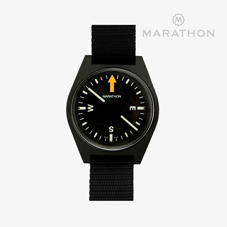 ・MARATHON WATCH｜Wrist Compass For SERE/ マラソン ウォッチ/リスト コンパス/ブラック #