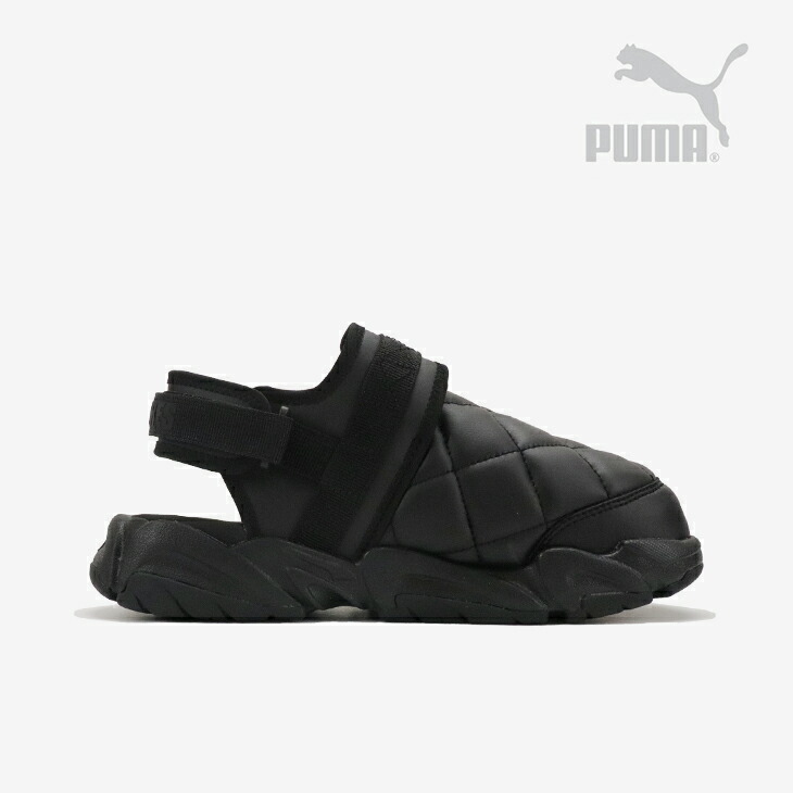 海外限定 PLEASURES × PUMA TS-01 キルト レザー サンダル PUMA x PLEASURES TS-01 Quilt Men's Sandals | PUMA