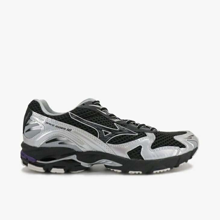 ：MIZUNO｜Wave Rider 10 Millennium Pack/ ミズノ/ウェーブ ライダー 10 ミレニアム パック/ブラックｘシルバー #