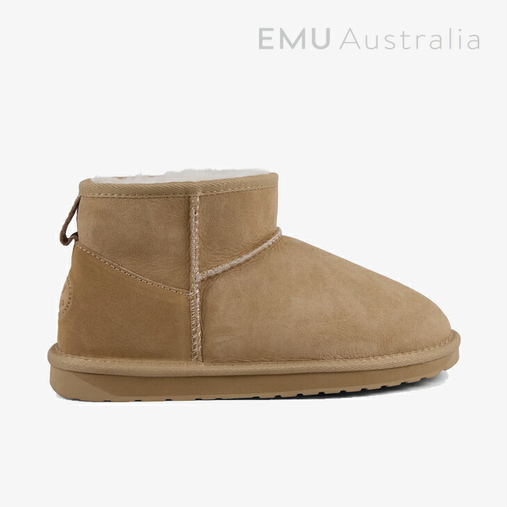 ：EMU｜W Stinger Micro Sheepskin/ エミュー/スティンガー マイクロ シープスキン 羊肉/砂子 #