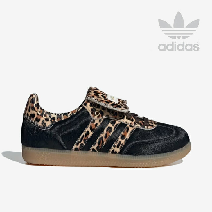 ：ADIDAS Originals｜Samba Long Tan Pony Hair Leopard/ アディダス/サンバ ロング タン 小馬 髪の毛 ハラコ/中核グループ黒いことｘ膳 #