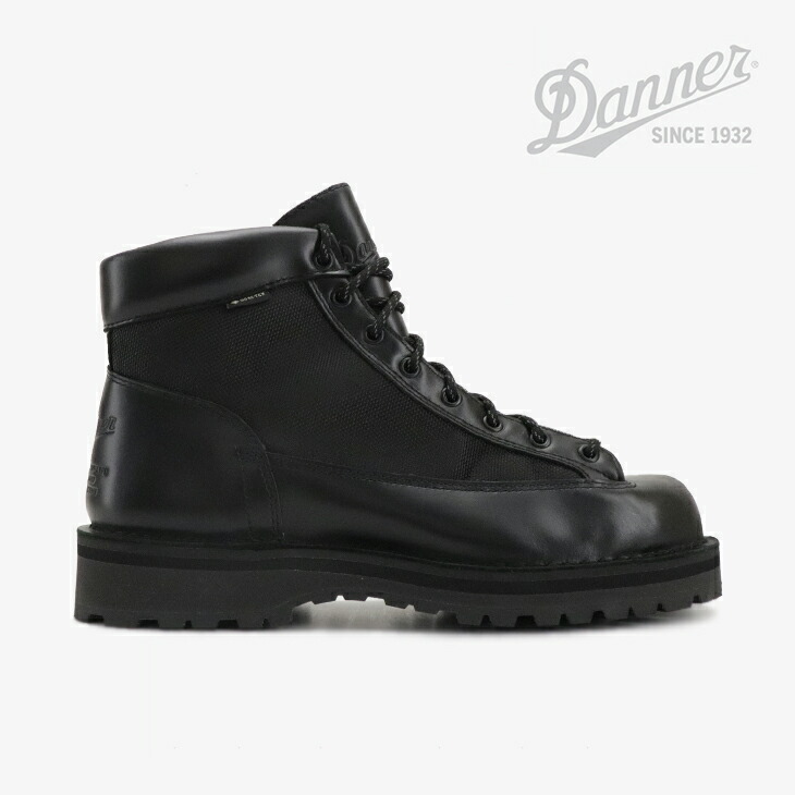 ・DANNER｜Danner Field R GTX WP Leather Vibram/ ダナー/ダナーフィールド アール ゴアテックス お水校正刷り なめし革 ビブラム/黒いこと #