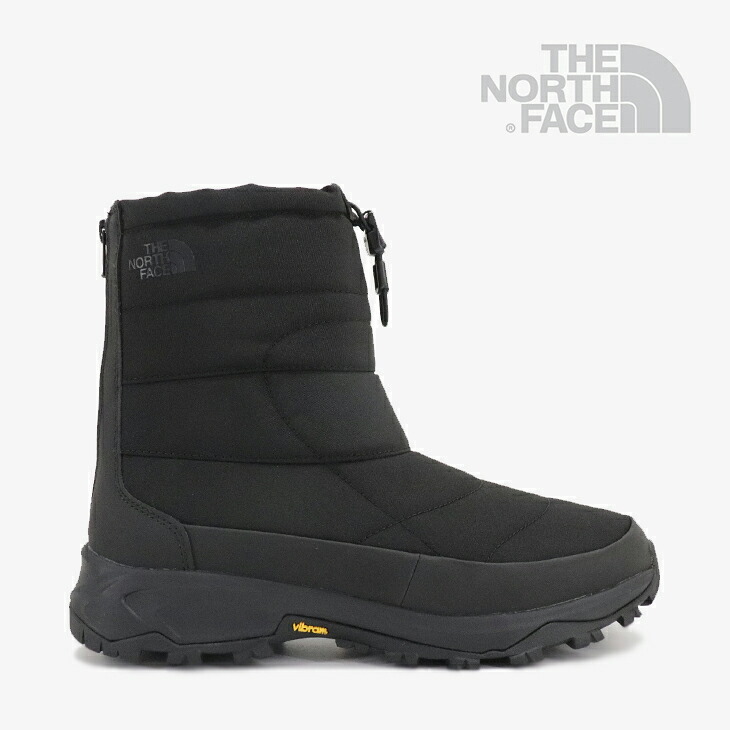 ：THE NORTH FACE｜Nuptse Waterproof Bootie Back Zip/ 北の方 人間の顔/ヌプシ ブーティ お水校正刷り バックジップ/黒いこと #