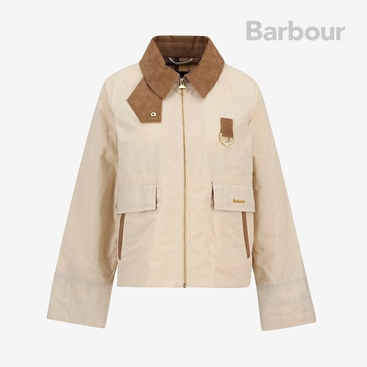 ・BARBOUR｜W Spey Icons Showerproof Jacket/ バブアー/スペイ アイコン シャワー校正刷り 上衣/ジャスミンｘお召しもの # ジャスミンｘドレス