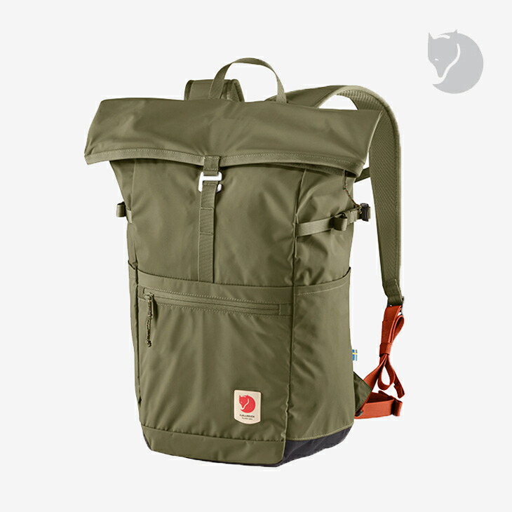 ・FJALLRAVEN｜High Coast Foldsack 24 Daypack/ フェールラーベン/ご機嫌 海岸地帯 フォールドサック 24 デイパック 背嚢/緑であること #