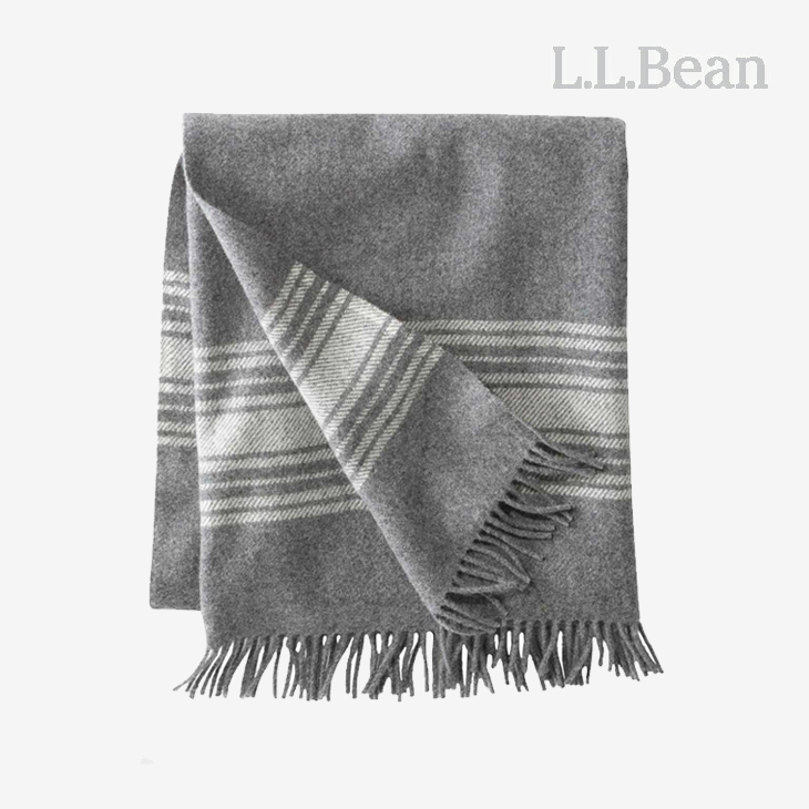 【楽天市場】・L.L.BEAN｜Washable Wool Throw Striped/ エルエルビーン/ウォッシャブル ウール スロー