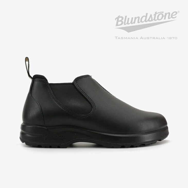 ・BLUNDSTONE｜All-Terrain Low Cut Waterproof Smooth Leather Vibram/ ブランドストーン/オールテレイン ロー カット ウォータープルーフ スムース レザー ビブラム/ブラック #｜GO ON