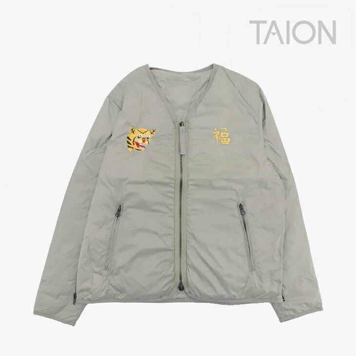 ・TAION｜Japan Special Reversible Vetjan Down Jacket/ タイオン/ジャパン スペシャル リバーシブル べトジャン ダウン ジャケット /セージ #