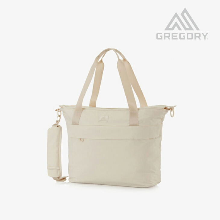 ・{特典付} GREGORY｜Suszy Tote Daypack/ グレゴリー/スージー トート デイパック/アイボリーｘホワイト #｜GO ON