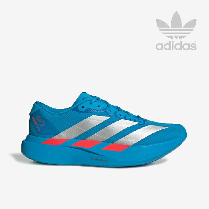 ・ADIDAS|W Adizero Evo SL Woven/ アディダス/アディゼロ エヴォ SL ウーブン/ソーラーブルーxシルバーメタリック #|GO ON