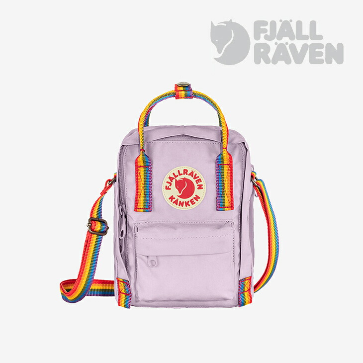 ：FJALLRAVEN｜Kanken Sling Rainbow Pattern/ フェールラーベン/カンケン スリング レインボー パターン/パステルラベンダー #｜GO ON