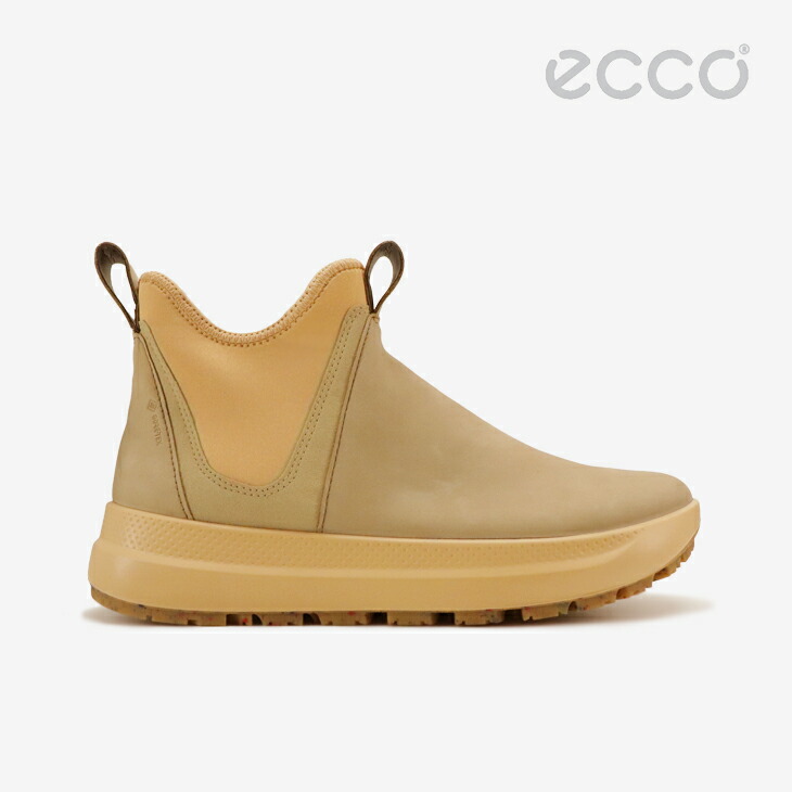 ecco ゴアテックス レザー ショートブーツ ブラウン ベルト 23㎝ エコー ecco ゴアテックス レザー ショートブーツ ブラウン ベルト 23