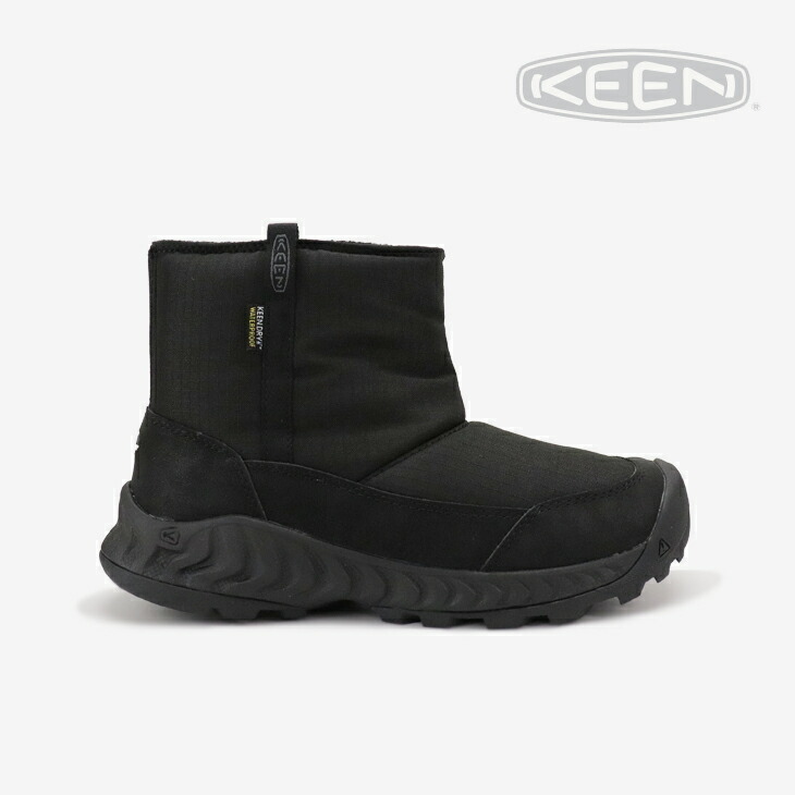 ：KEEN｜W Hood Nxis Pull On WP/ キーン/フッド ネクシス プル オン ウォータープルーフ/ブラック #｜GO ON