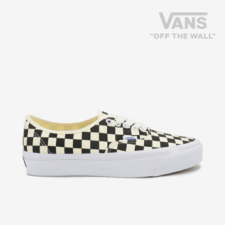 ・VANS Premium｜Authentic Reissue 44 LX Checkerboard/ ヴァンズ/割り増し金 オーセンティック リイシュー ヘリテージ ラックス チェッカーゲーム盤/黒いことｘ象牙色 #