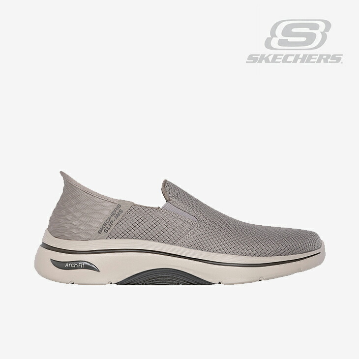 ・SKECHERS｜Slip-Ins Go Walk Arch Fit 2.0 Hands Free 2/ スケッチャーズ/スリップインズ ゴー ウォーク アーチ フィット ハンズ フリー/ナチュラル #画像