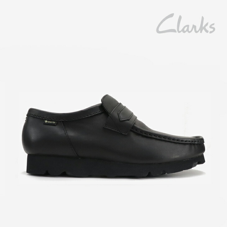 ・CLARKS|Walla Loafer Gore-Tex Leather Vibram/ クラークス/ワラ ローファー ゴアテックス レザー ビブラム/ブラック #