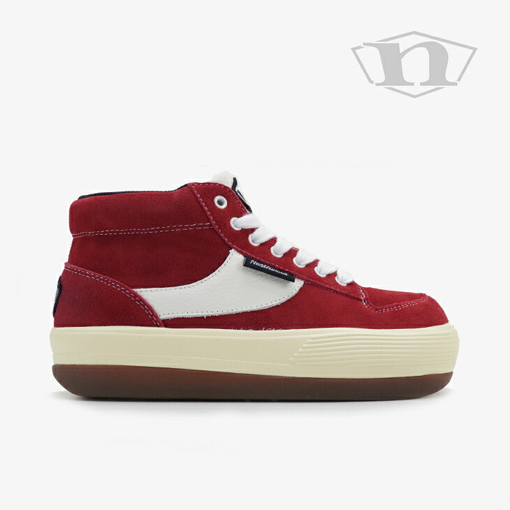 ・NORTH WAVE｜Espresso Chilli Mid 90S Suede/ ノース ウェーブ/エスプレッソ チル ミッド 90s スエード/レッドｘホワイト # 16,786円