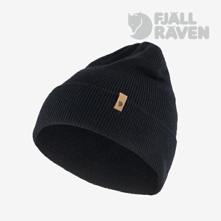 【楽天市場】・FJALLRAVEN｜Classic Knit Hat/ フェールラーベン/クラシック ニット ハット ビーニー/ダークネイビー